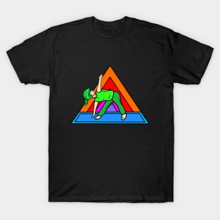 Yoga triangle pose T-Shirt